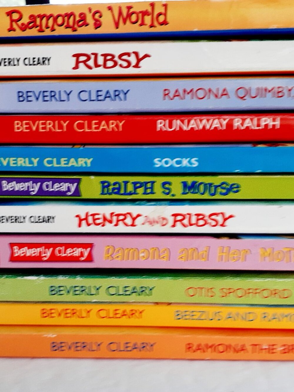 Beverly Cleary Books 11 Paperbacks Ramona Lot Bundle Set